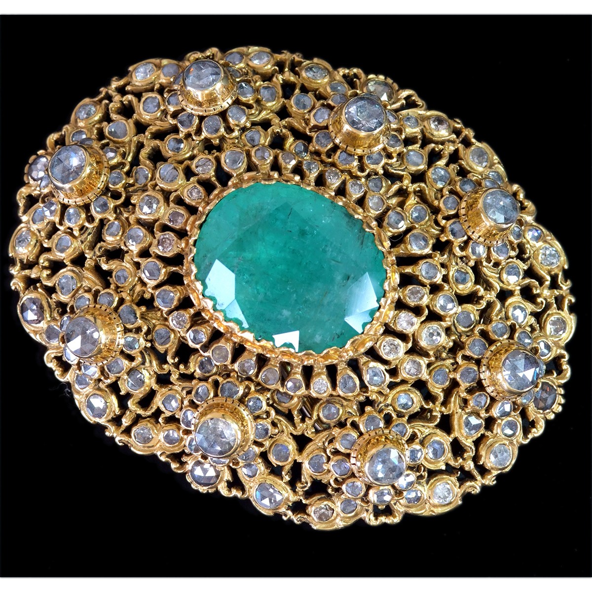 18th Century Noble 古董 Slide - E9717